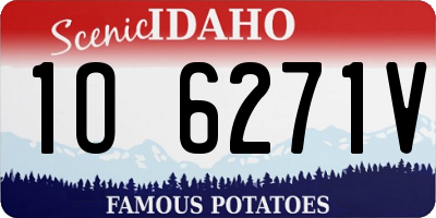 ID license plate 1O6271V