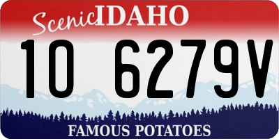 ID license plate 1O6279V
