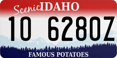 ID license plate 1O6280Z