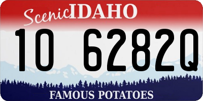 ID license plate 1O6282Q