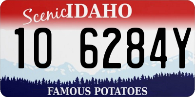 ID license plate 1O6284Y