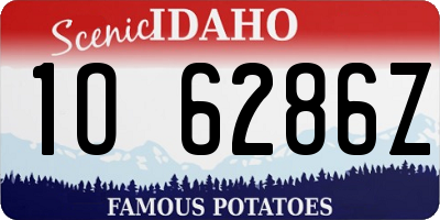 ID license plate 1O6286Z