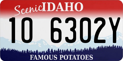 ID license plate 1O6302Y