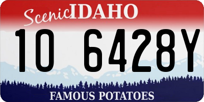 ID license plate 1O6428Y
