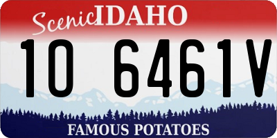 ID license plate 1O6461V