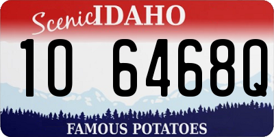 ID license plate 1O6468Q