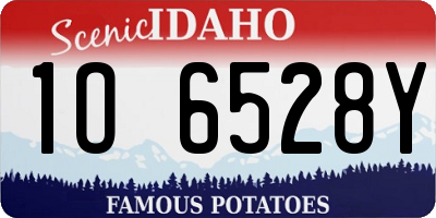 ID license plate 1O6528Y