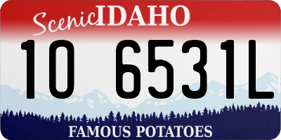 ID license plate 1O6531L