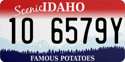 ID license plate 1O6579Y