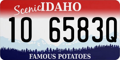 ID license plate 1O6583Q