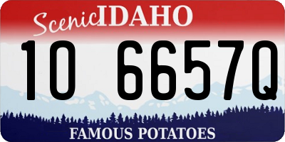 ID license plate 1O6657Q