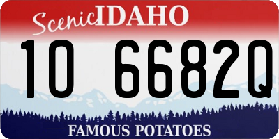 ID license plate 1O6682Q