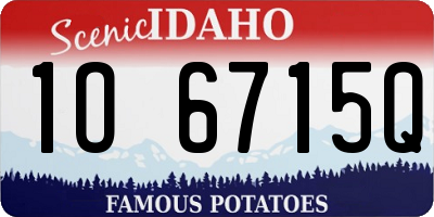 ID license plate 1O6715Q