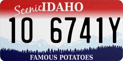 ID license plate 1O6741Y