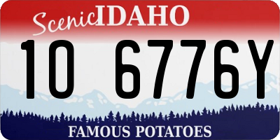 ID license plate 1O6776Y