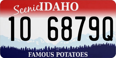 ID license plate 1O6879Q