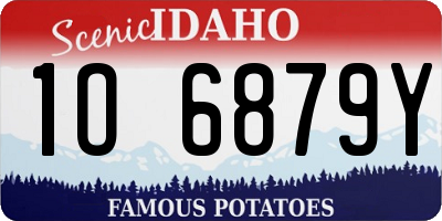 ID license plate 1O6879Y
