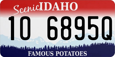 ID license plate 1O6895Q