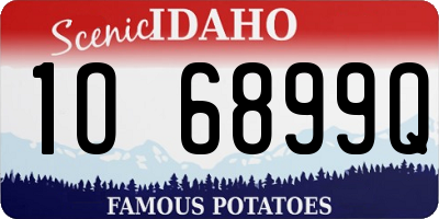 ID license plate 1O6899Q