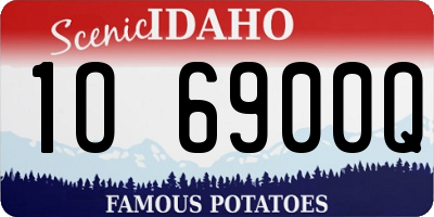 ID license plate 1O6900Q