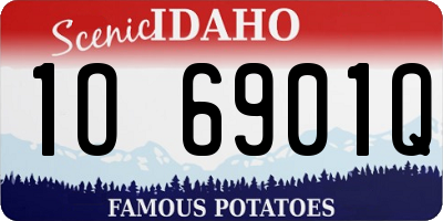 ID license plate 1O6901Q
