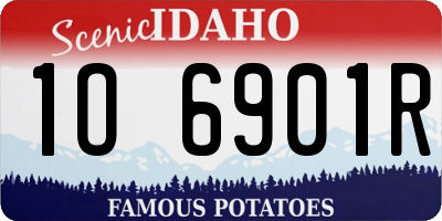 ID license plate 1O6901R
