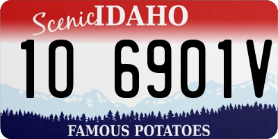 ID license plate 1O6901V