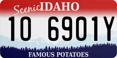 ID license plate 1O6901Y