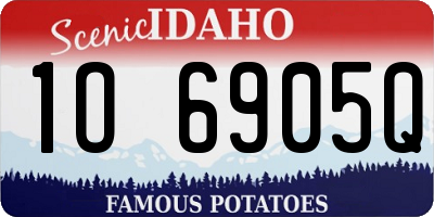 ID license plate 1O6905Q