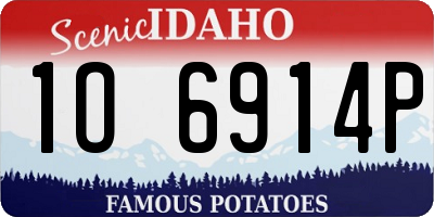 ID license plate 1O6914P