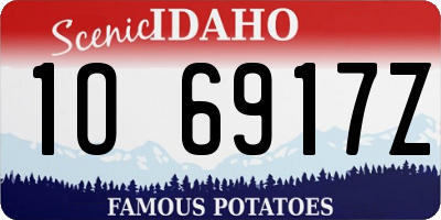 ID license plate 1O6917Z