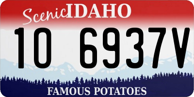 ID license plate 1O6937V