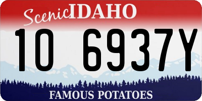 ID license plate 1O6937Y
