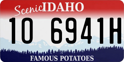 ID license plate 1O6941H