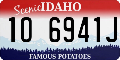 ID license plate 1O6941J