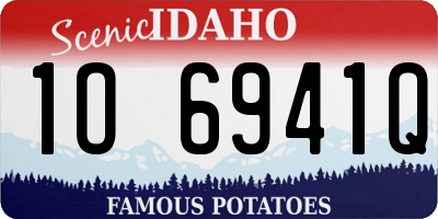 ID license plate 1O6941Q