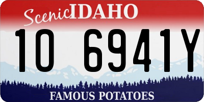 ID license plate 1O6941Y