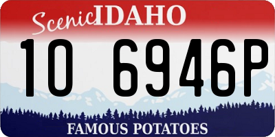 ID license plate 1O6946P