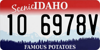 ID license plate 1O6978V