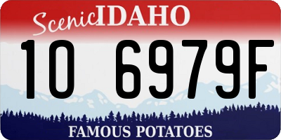 ID license plate 1O6979F