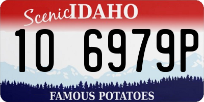 ID license plate 1O6979P