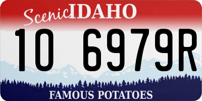 ID license plate 1O6979R