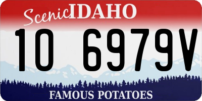 ID license plate 1O6979V