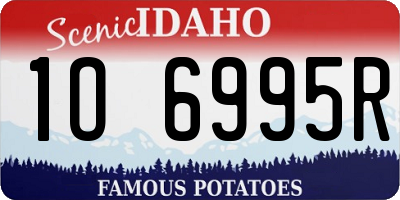 ID license plate 1O6995R
