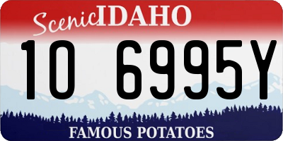 ID license plate 1O6995Y