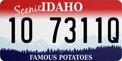 ID license plate 1O7311Q