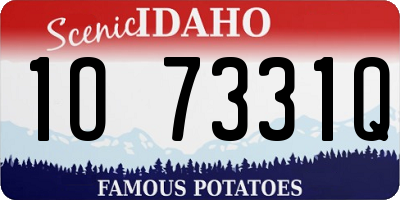 ID license plate 1O7331Q