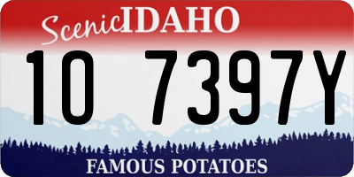 ID license plate 1O7397Y