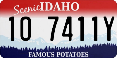 ID license plate 1O7411Y
