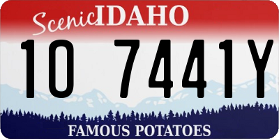 ID license plate 1O7441Y